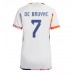 Belgien Kevin De Bruyne #7 Replika Borta matchkläder Dam VM 2022 Korta ärmar